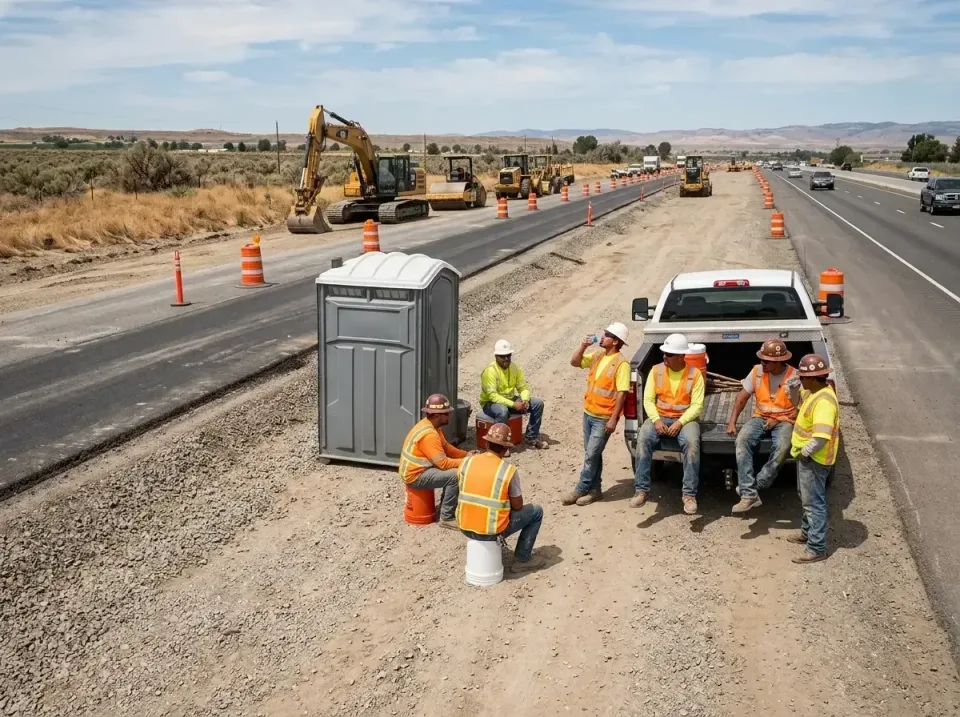 highway-road-construction-crew-007 — frequently asked questions, Porta Potty and Restroom Rentals in Mason City, IA